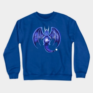 Kawaii Spiritual Astral Dragon - Without Background Crewneck Sweatshirt